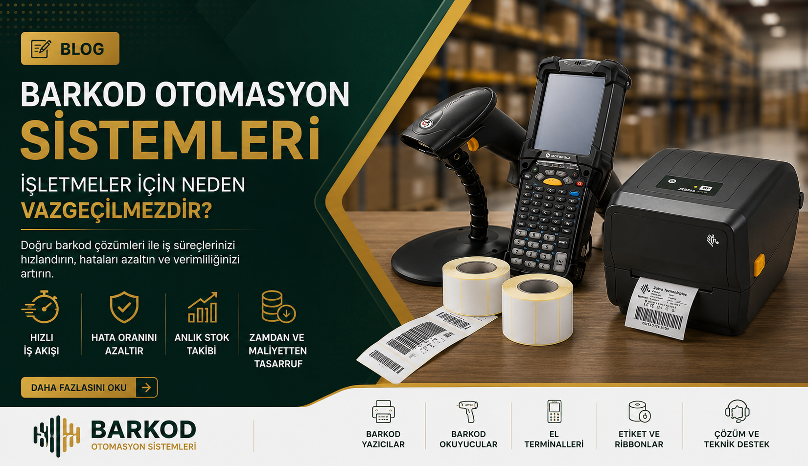 Barkod Otomasyon Sistemleri İşletmeler İçin Neden Vazgeçilmezdir?